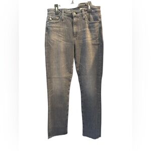 AG DENIM Stylish Gray Denim Jeans